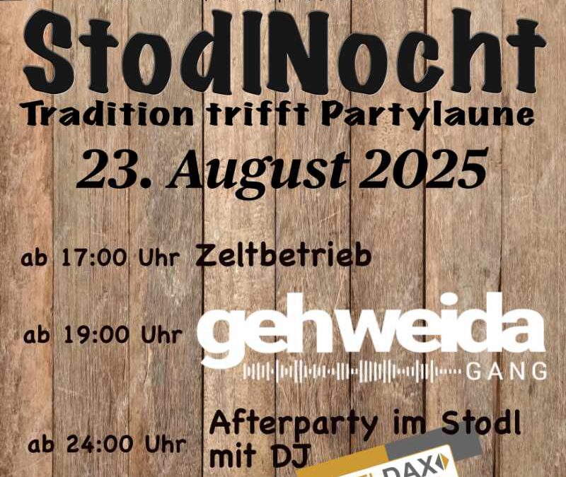 StodlNocht Ranshofen, 23. August 2025